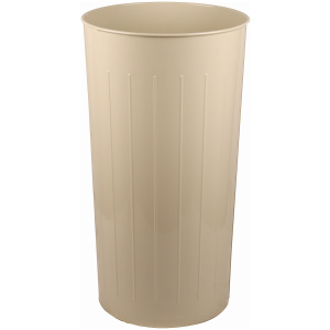 Witt Industries Waste Basket Collection Indoor Trash Can in Almond