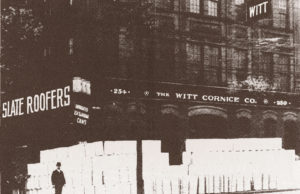 Historic Photo of Witt Cornice Co. Company Commercial Garbage Cans Plant
