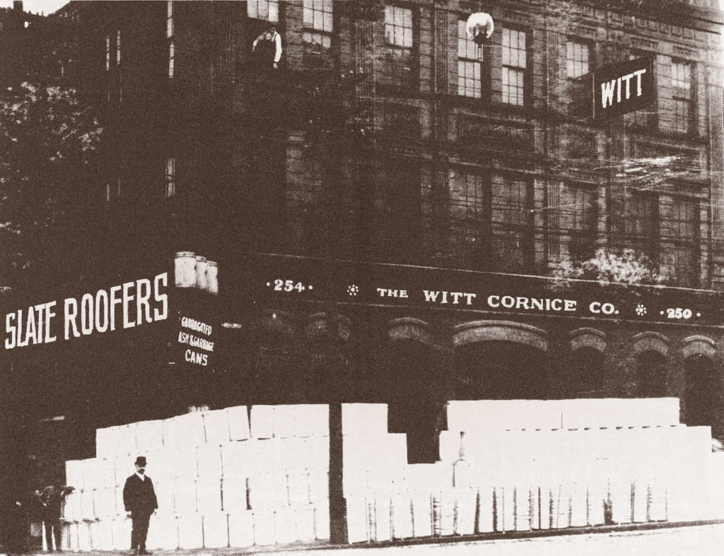 Historic Photo of Witt Cornice Co. Company Plant