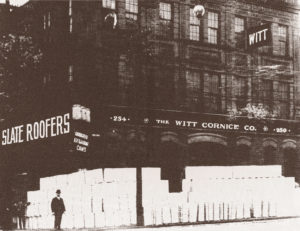 Historic Photo of Witt Cornice Co. Commercial Garbage Cans Company Plant