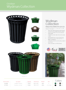 Witt Metal Trash Cans Wydman Collection Page Transparent