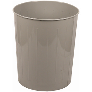 Witt Industries Waste Basket Standard Collection Trash Cans in Slate