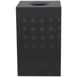 Witt Industries Celestial Series Collection Waste Receptacles in Black