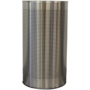 Witt Industries Celestial Series Collection Indoor Waste Receptacles in Stainless Steel