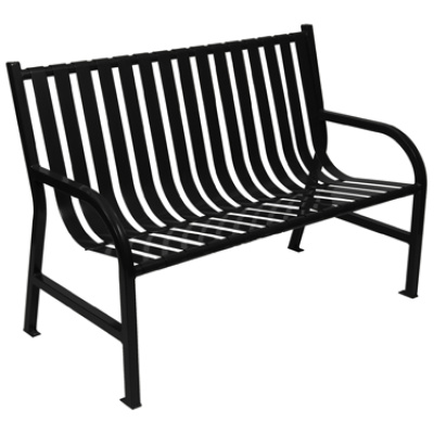 outdoor metal benches