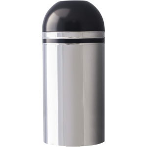 Witt Industries Dome Top Standard Series Collection Metal Garbage Cans in Stainless Steel
