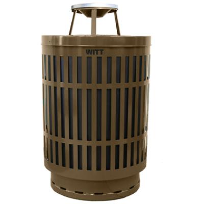 outdoor trash cans