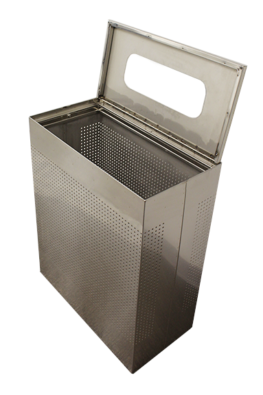 Earth-Tone Panel Commercial Trash Cans WR-22 - - Barco Products