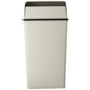 Witt Industries Classic Security Collection Commercial Waste Receptacles in Almond