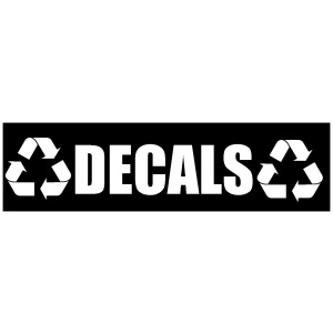Witt Recycling Containers Decals Banner Logo in Black