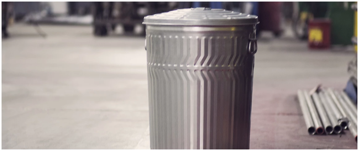 Witt Industries Galvanize Trash Cans Series