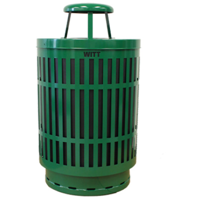 outdoor waste receptacle