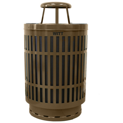 commercial trash can