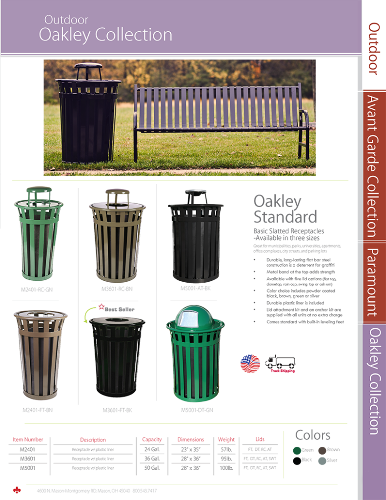 Outdoor Waste Receptacles Outdoor Garbage Can