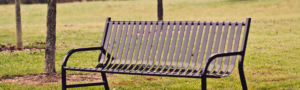 Witt Industries Metal Outdoor Bench Collection in Black