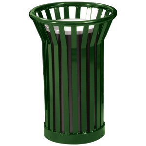 Witt Industries Outdoor Smoking Urns Collection Outdoor Trash Cans in Green