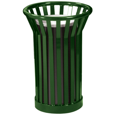 Witt Industries Outdoor Smoking Urns Collection Outdoor Trash Cans in Green