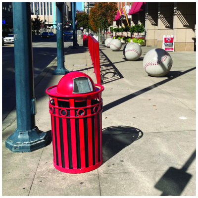 Outdoor Trash Cans