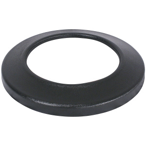 Witt Industries Plastic Lids Collection Flat Top Commercial Waste Receptacles in Black