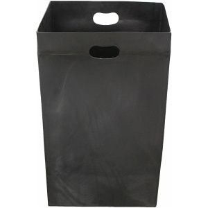 Witt Industries Square Liners Collection Waste Baskets in Black