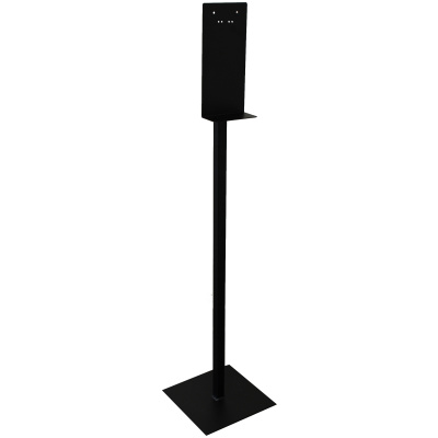 Witt Industries Metal Hand Sanitizer Station Collection Site Furnishings in Black and Silver