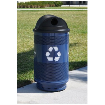 recycling trash cans