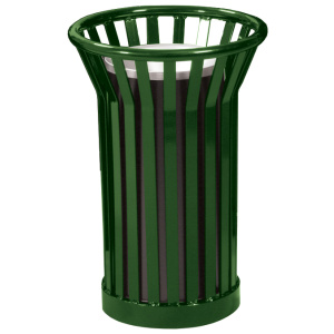 Witt Industries Outdoor Smoking Urns Collection Waste Receptacles in Green