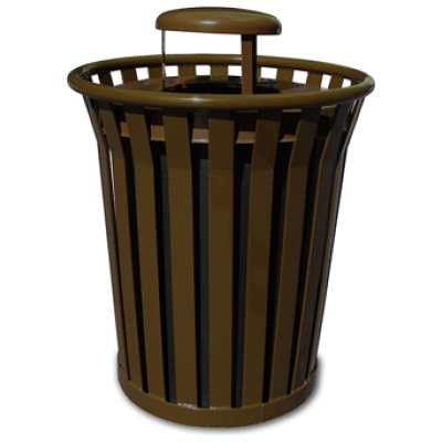 outdoor garbage cans