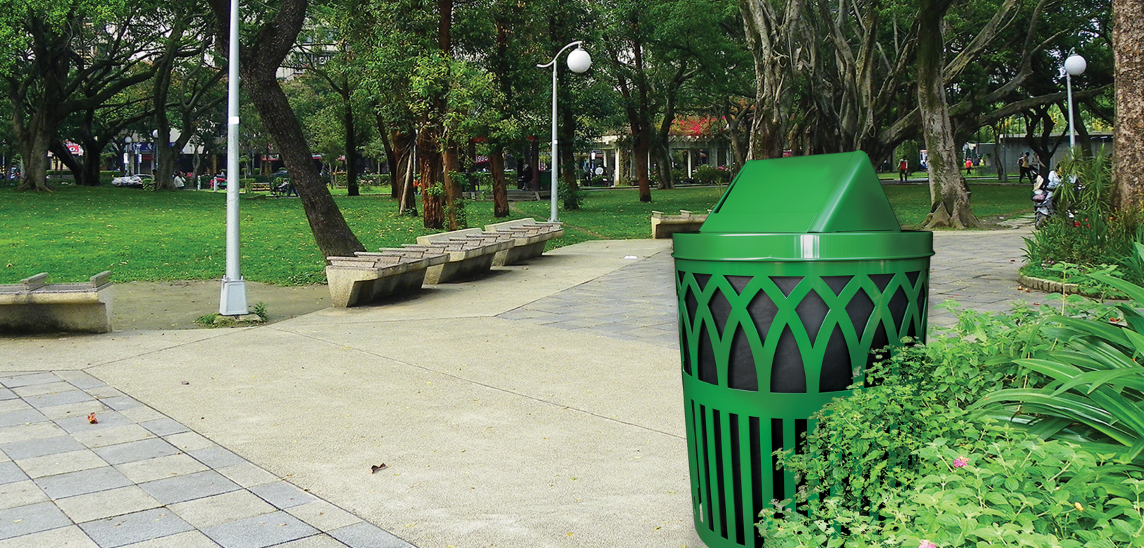 Witt Covington Outdoor Waste Receptacle Witt Green Covington Outdoor Waste Receptacle Environmental