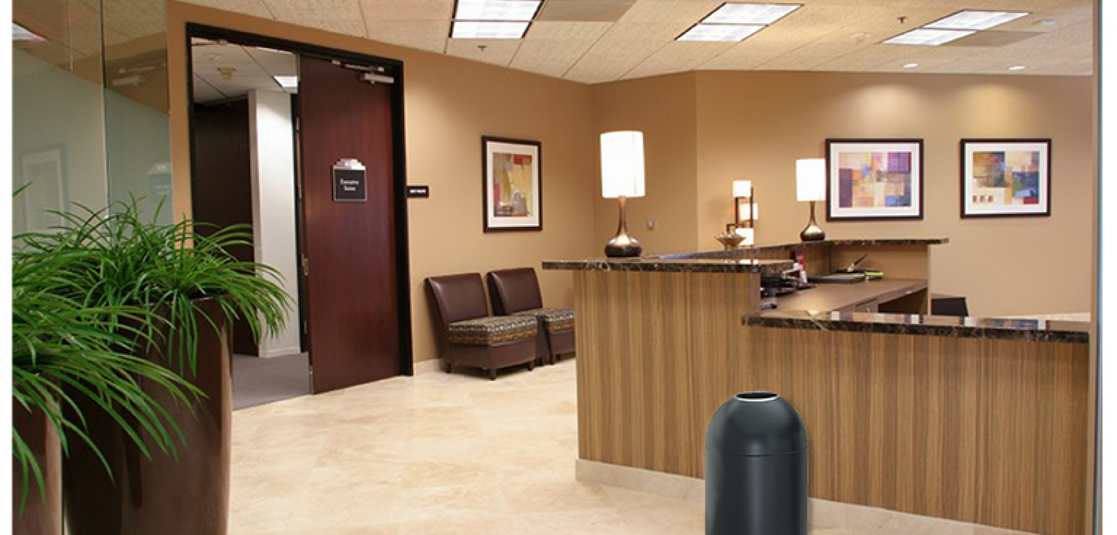 Dome-Top-environmental-in-Office-2 Witt Black Dome Top Site Furnishings Indoor Environmental